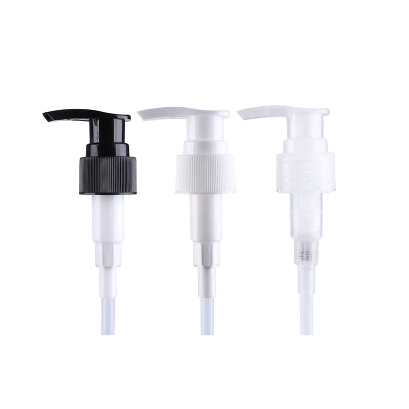 

R24/410 Closure Non Spill Lotion Pump Black White Clear Collar For Bottle Container Liquid Soap Pump Cosmetic Dispenser