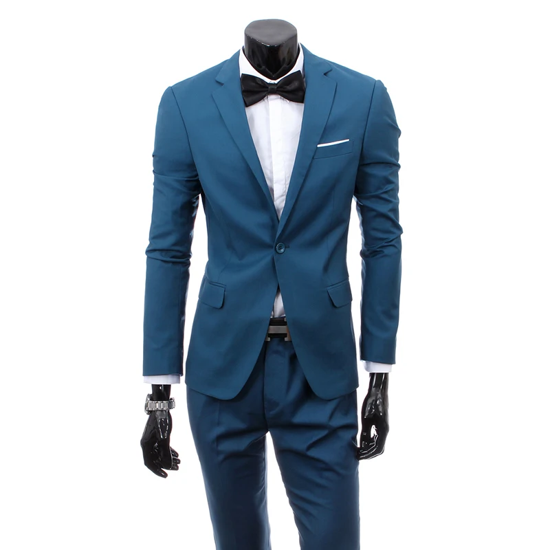 

2022 New Men's Business Casual Professional Dress Suit Men's Suit Two-piece / Men's Formal Dress Wedding Dress Celebration Suits