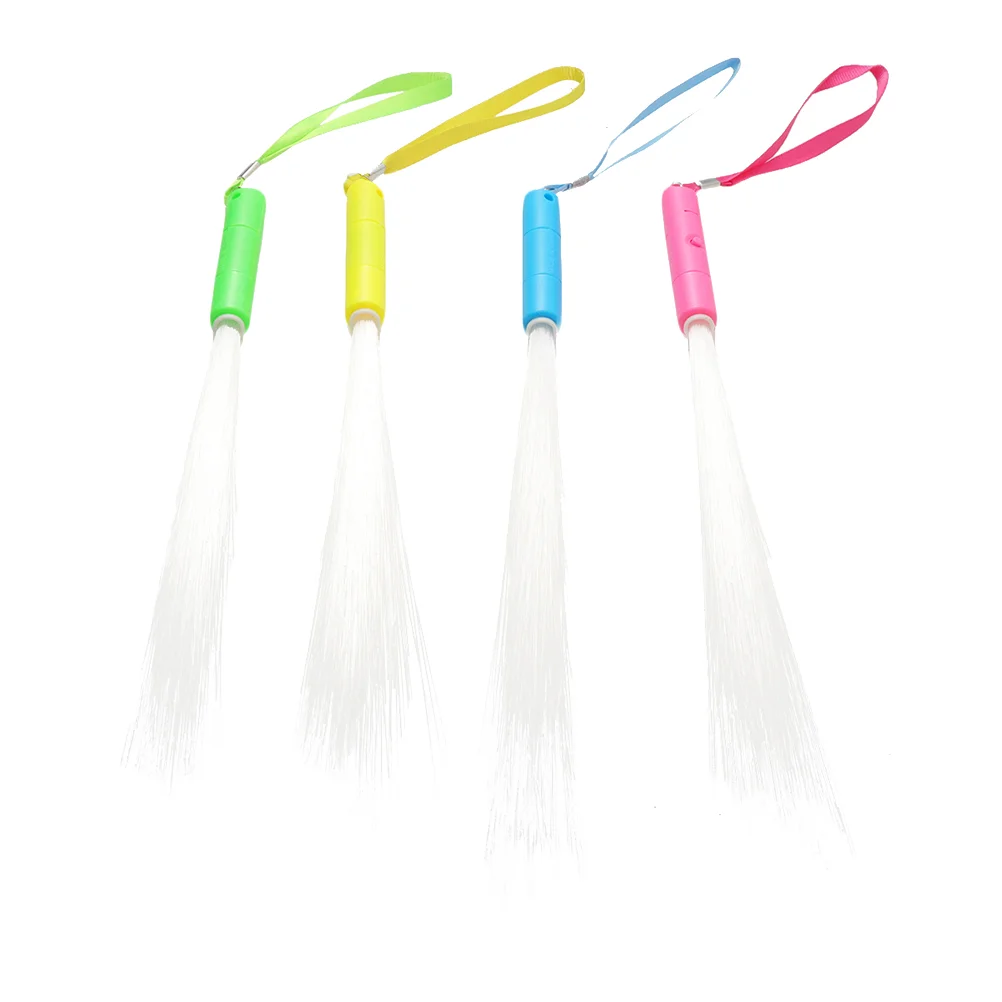 

Glow Stick Lightsticks Wand Whip Led Fiber Party Cheer Glowing Flashing Optic Toy Ravedark The Wedding Whips Christmaswands