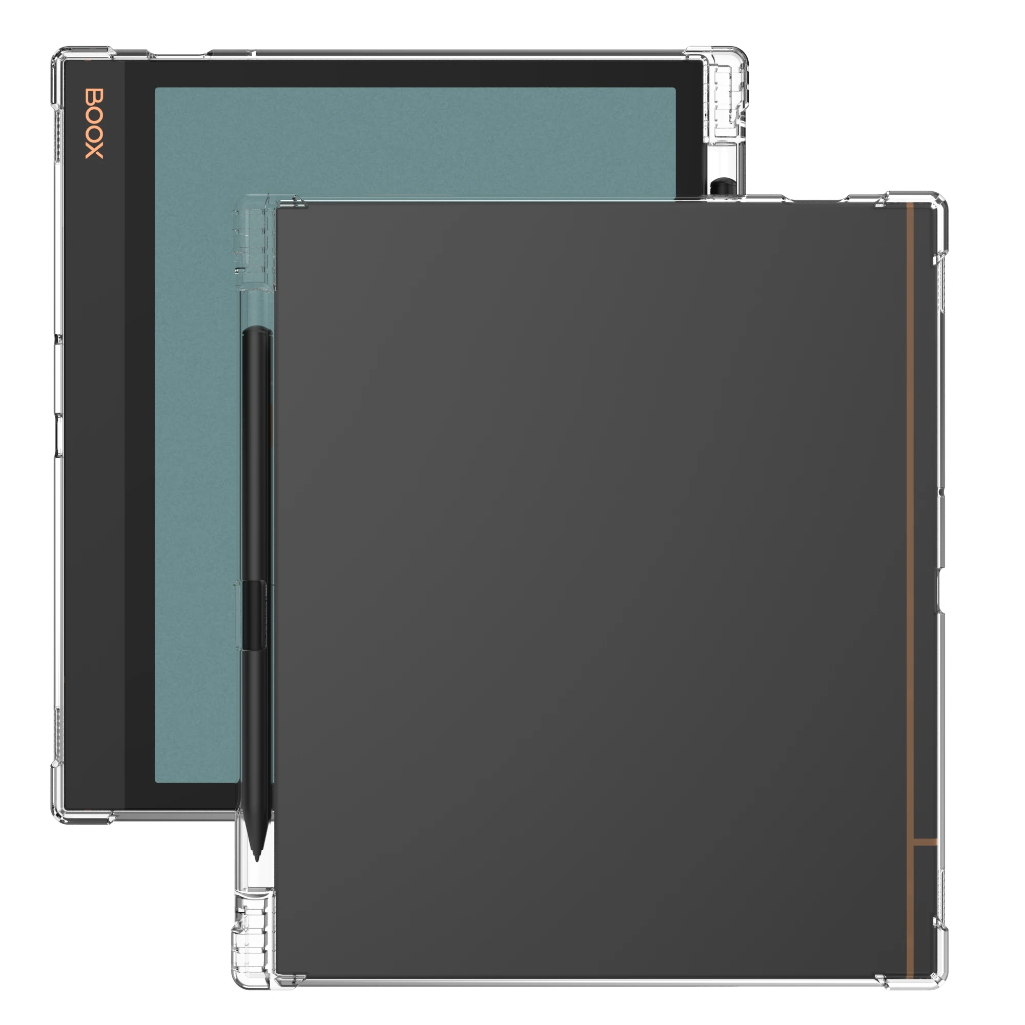 Фото Прозрачный чехол для 10,3-дюймового цветного планшета Onyx Boox Note Air4 C/Boox Note Air3 C — легкая прозрачная силиконовая гибкая задняя крышка №2