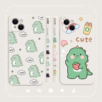 cute animal dinosaur phone case for iphone 11 12 13 mini pro xs max 8 7 plus x xr cover