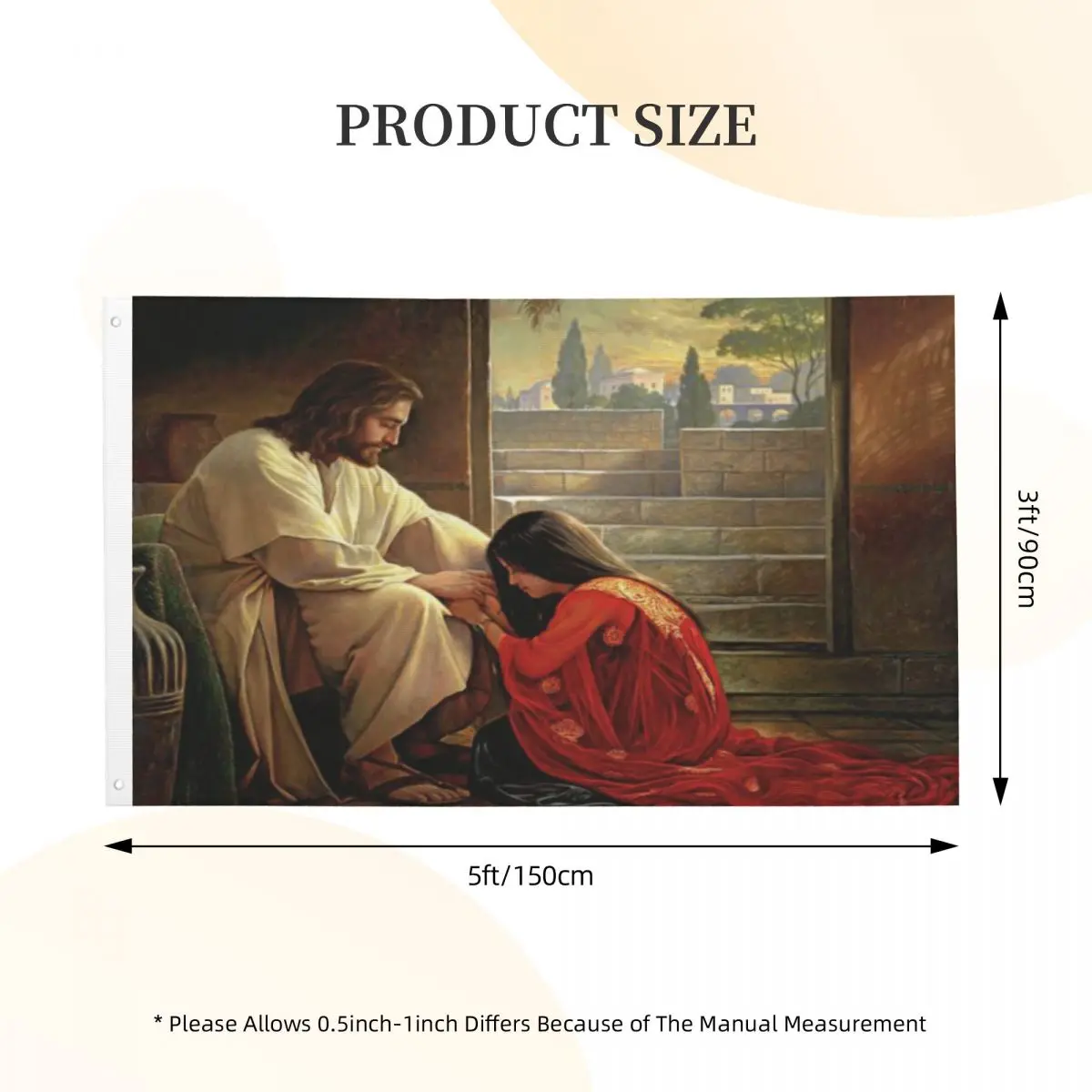 

Forgiven Greg Olsen Duplex Print One Flag For Decoration