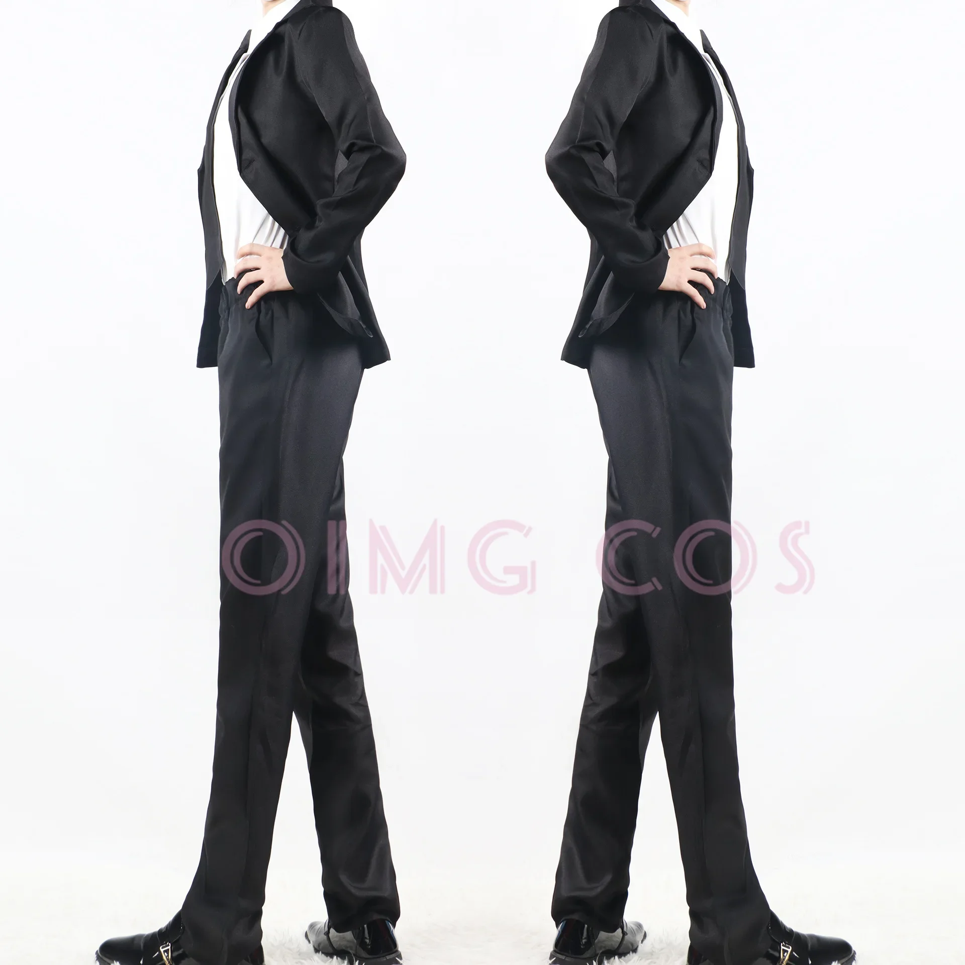 Бензопила человек демон Hunter костюмы для косплея рубашка галстук короткий парик