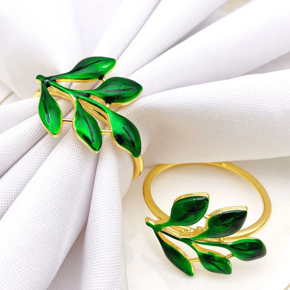 

Serviette Ring Holiday Table Decor Alloy Napkin Rings Party Supplies Hotel Buckle Metal