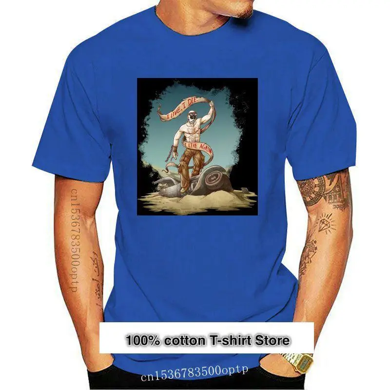 

Изображение сумасшедшего человека, персонализированная с фразой «Я живу и живу снова», одежда для мотоцикла