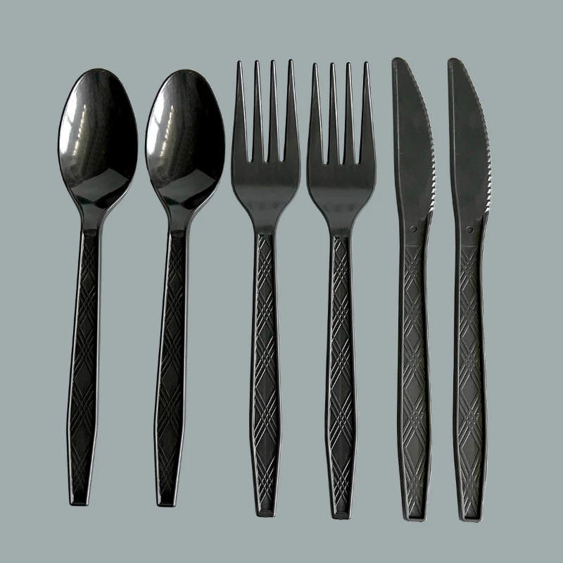 

25 шт., одноразовые столовые приборы из ПП пластика