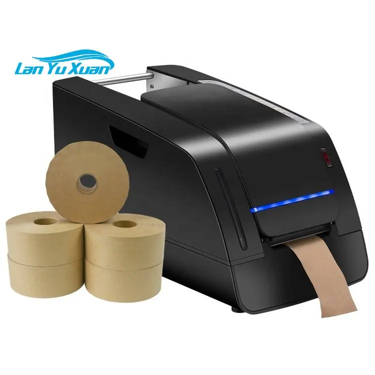 

Electric Automatic Water Activated Wet Kraft Paper Gummed Tape Cutter Tape Dispenser