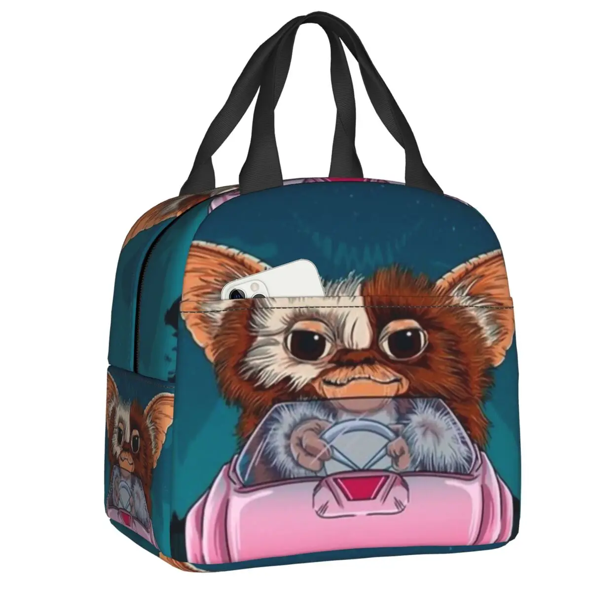 

Custom Kawaii Gremlins Lunch Bag Women Thermal Cooler Insulated Lunch Boxes for Student School Thermal Bags