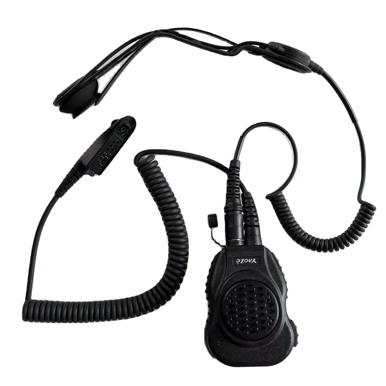 

High grade new design match each brand of walkie-talkie skull conduction communication headset