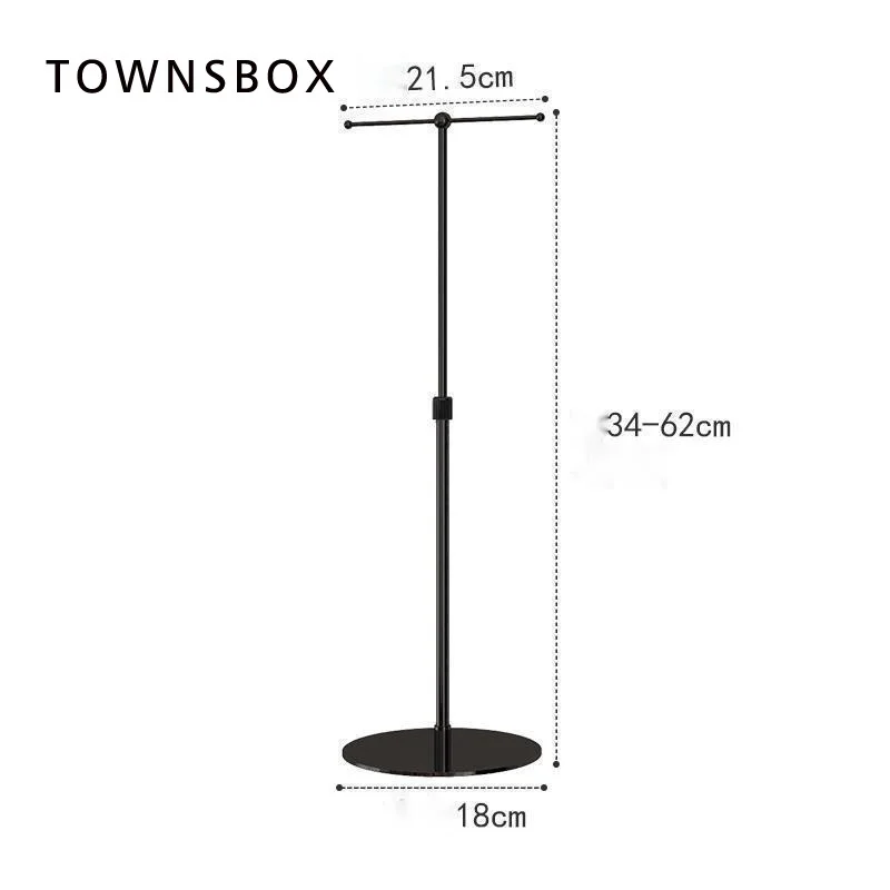 Handbag Display for Retail Shops Black Iron Metal Tabletop