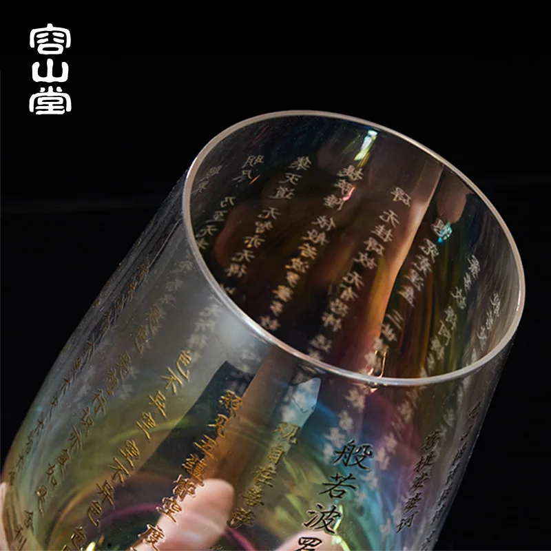 

Chinese style glass, gradient tea cup, crystal glass, office water cup, water cup for art, green tea cup, beer glass, milk cup