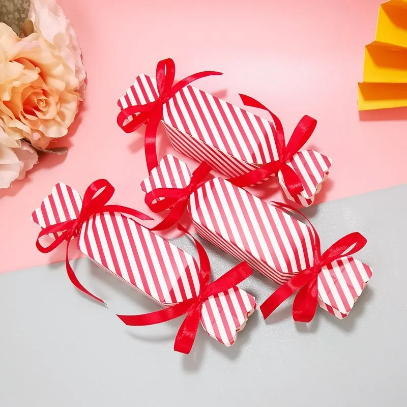 Bag New Craft Paper Wedding Favor Gift Boxes Treat Kids Birthday Crackers Box Cinderella Princess Party