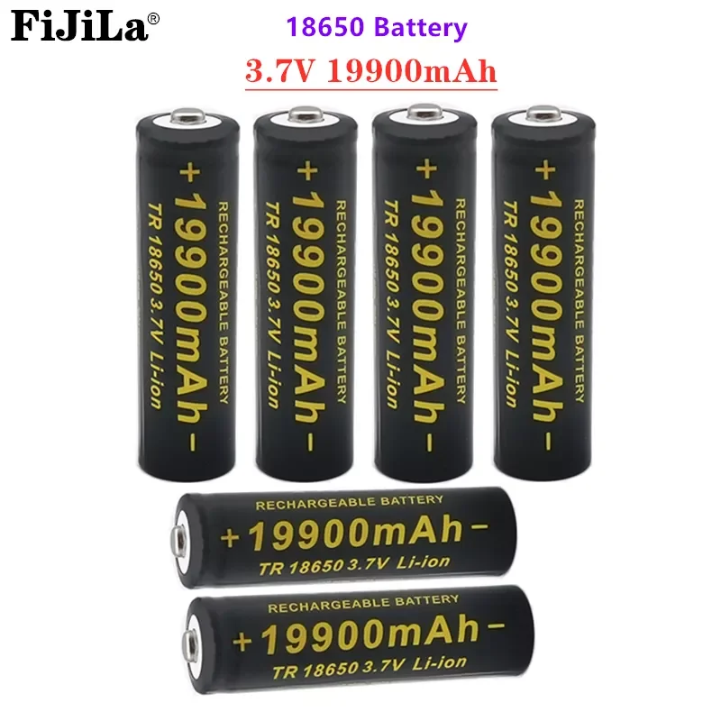 

NEW 100% New 3.7 V 18650 Battery 19900 MAH Li-ion Recarregvel Para LED Lanterna Tocha ou aparelhos Eletr Nicos Batteria