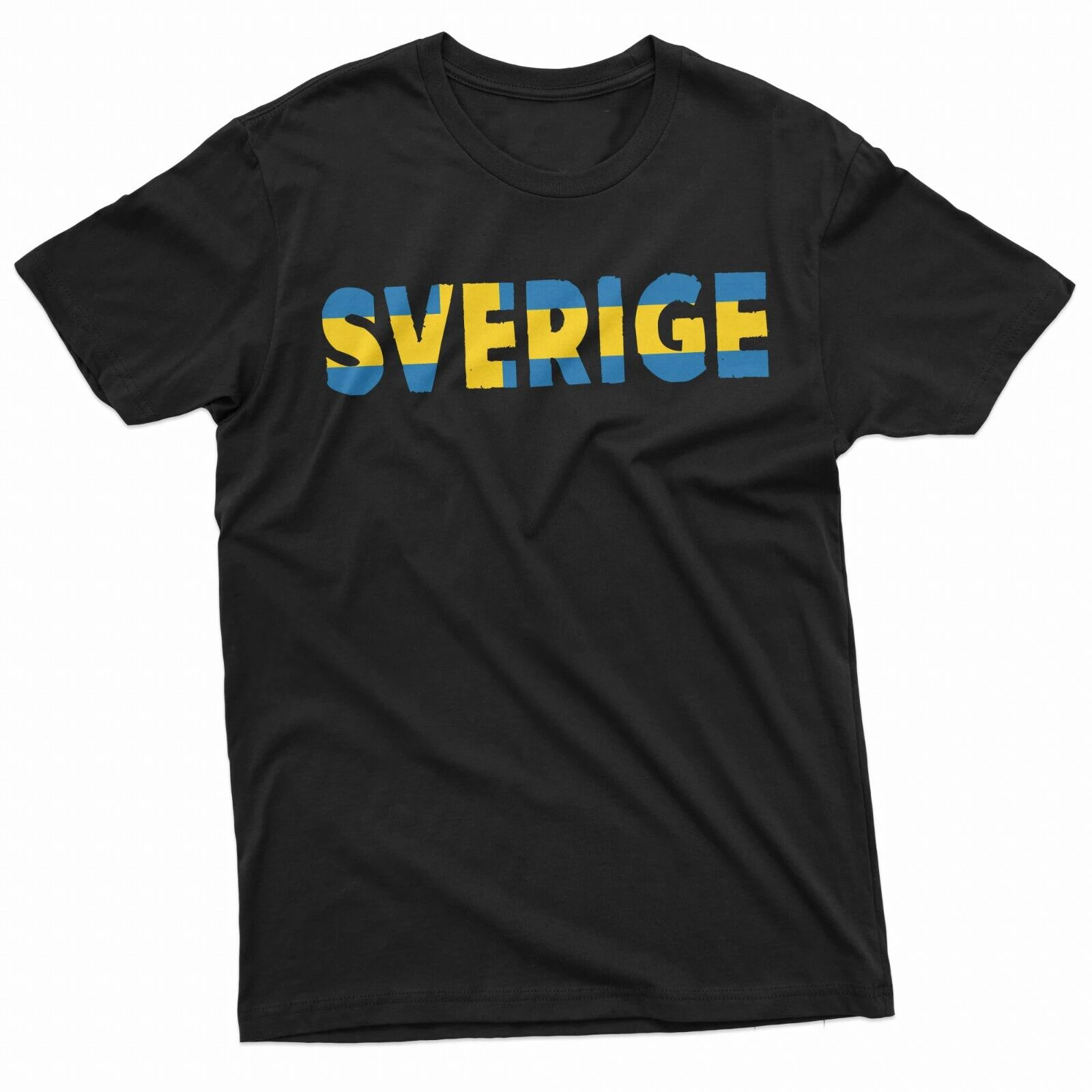 

Sweden Nordic Viking Swedish Flag Sverige T-Shirt New 100% Cotton Short Sleeve O-Neck Harajuku Casual Mens T-shirt Streetwear