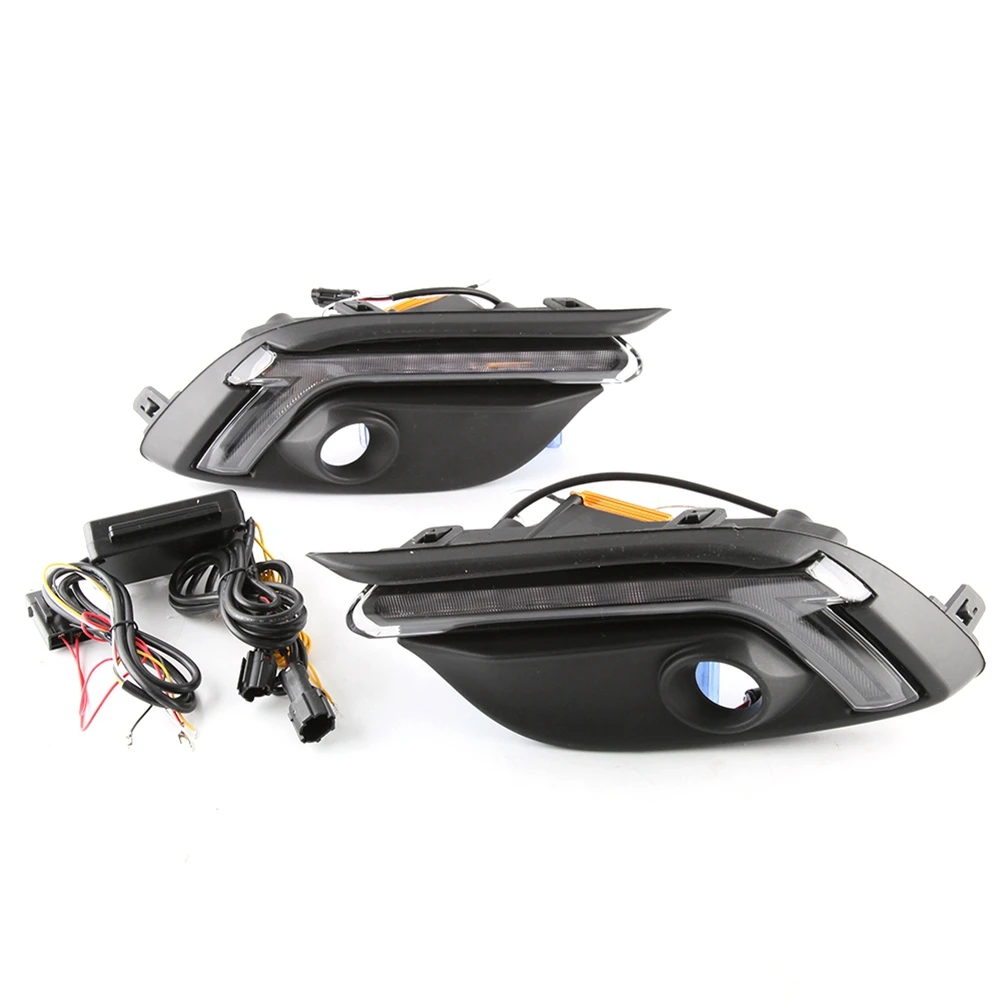 

DRL LED Daytime Running Light Lamp with Yellow Turn Signal Light for Mazda 3/Axela 2017-2019