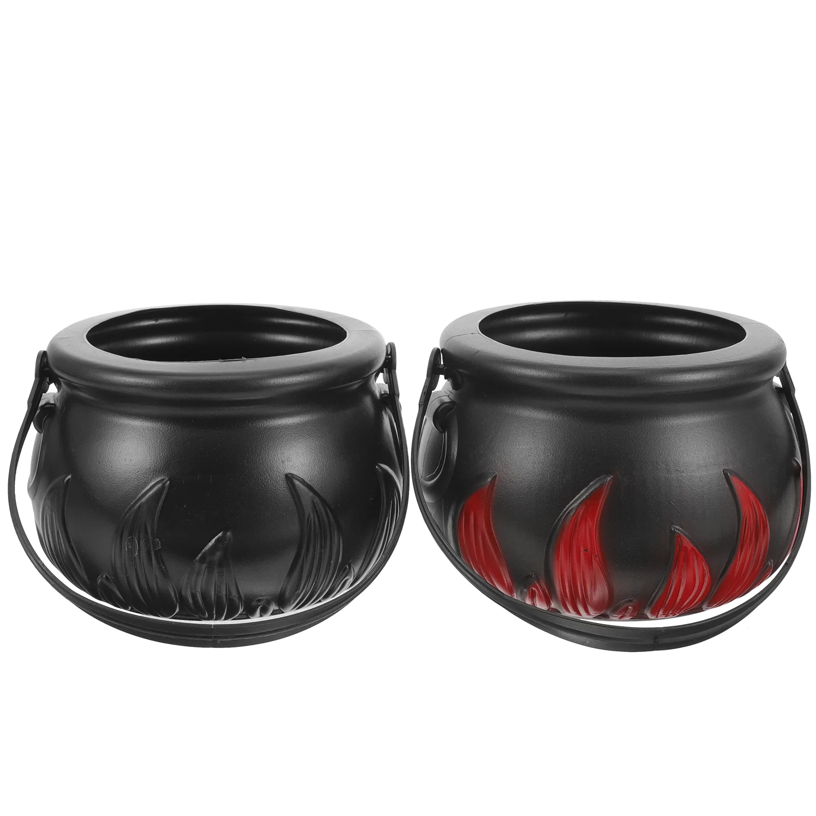 Конфеты Котел Ведьма Банка Гирлянда Декор Пластиковое Ведро Хэллоуина Детские