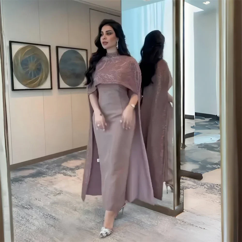 Платье для выпускного вечера Вечернее платье Саудовской Аравии Dearin Ye Jewel Column