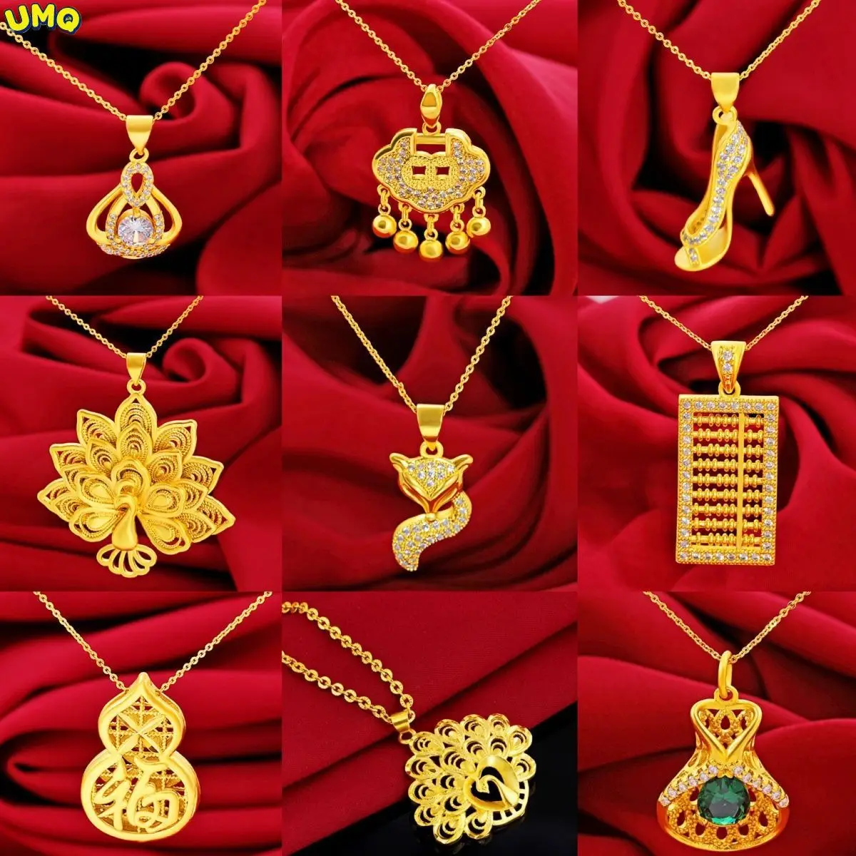 

Ожерелье из циркония, копия, кулон из чистого 24-каратного золота в форме капли воды, Женская цепочка на воротник, подарочное ювелирное издел...