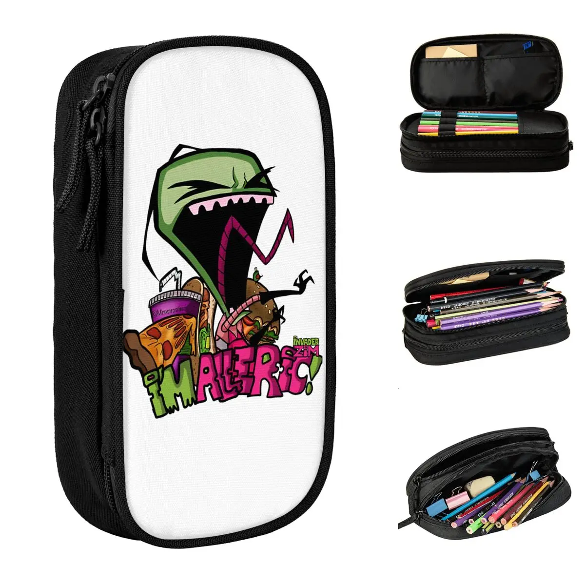 Футляр для ручек большой вместимости под заказ Я аллергический виндерс зима Мерч