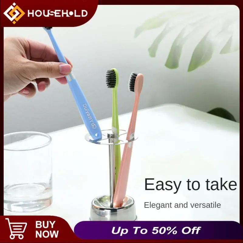 

High Quality Electric Toothbrush Storage Rack Four-hole Durable Toothbrush Rack Fine Polishing Toothpaste Holder Household Tools