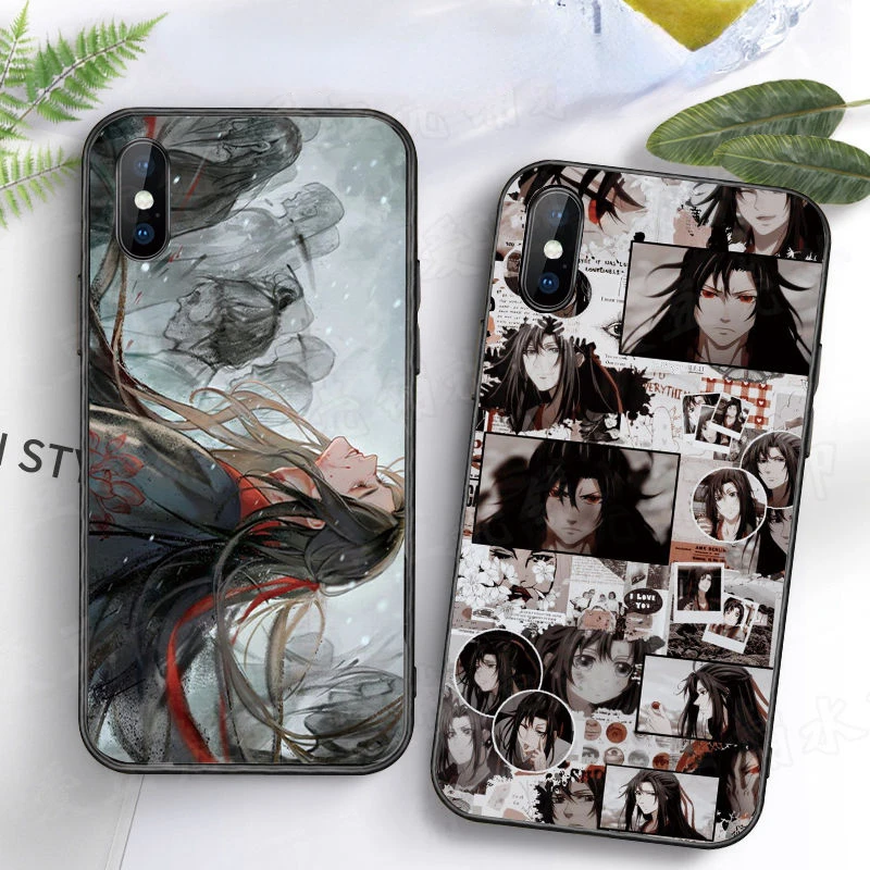 

The Founder of Diabolism Anime Phone Case for IPhone 13 12 Pro Max Xr 8 7 Plus SE Mo Dao Zu Shi Silicone Lens Protection Cover