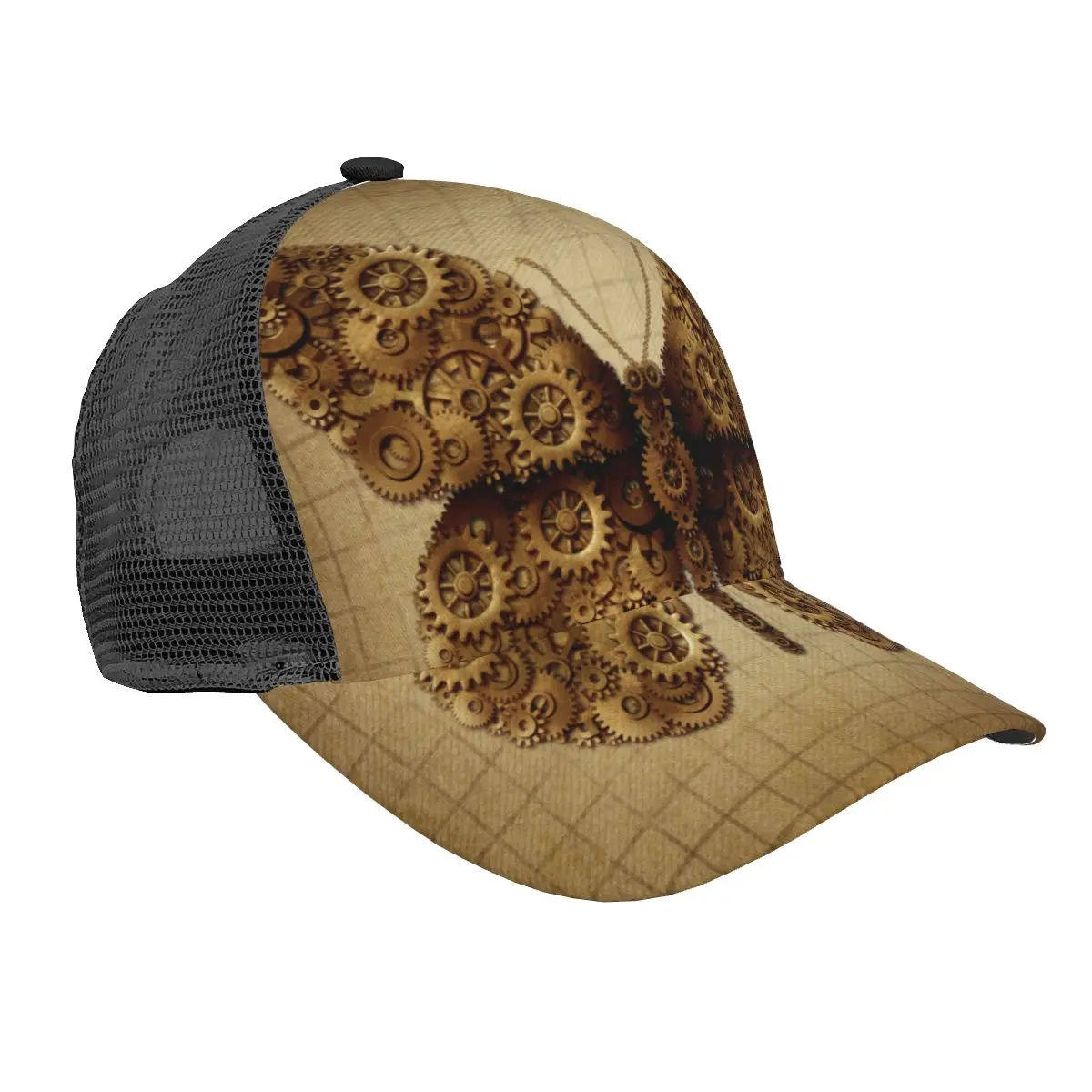 

Steam Punk Butterfly And Steampunk Grunge Wings Snapback Baseball Cap Mesh Hat Trucker Hat Streetwear Dad Hat Dropshipping