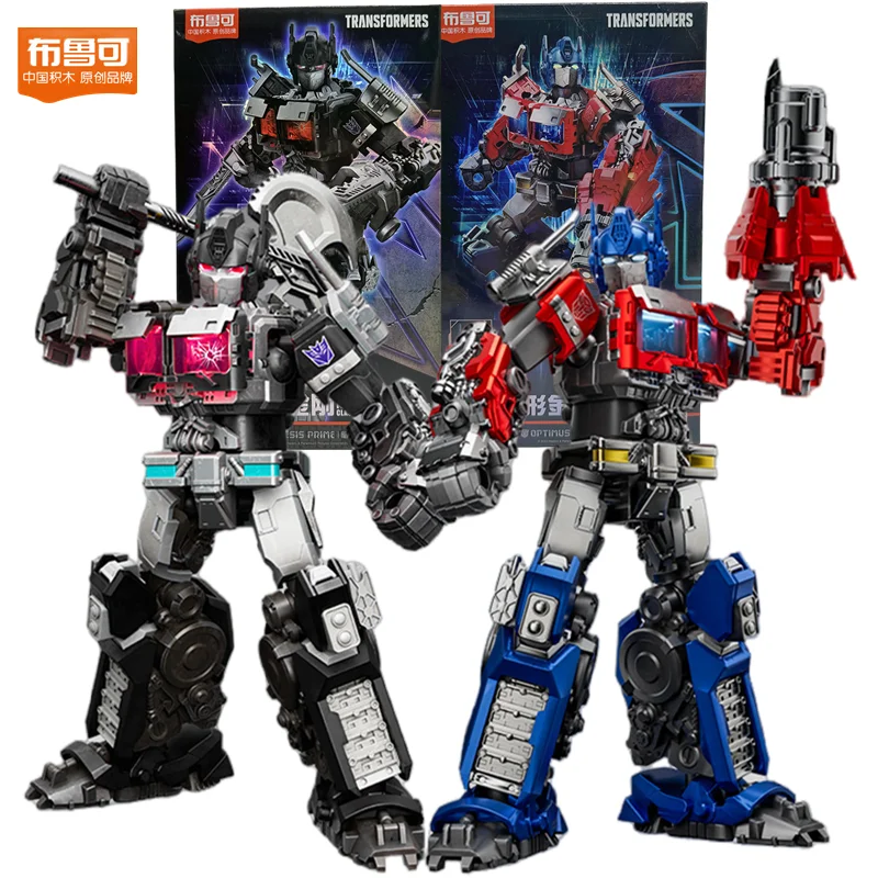 Трансформеры: Dawn of Animals Роботы Игрушки Фигурки Оптимус Прайм Строительные блоки