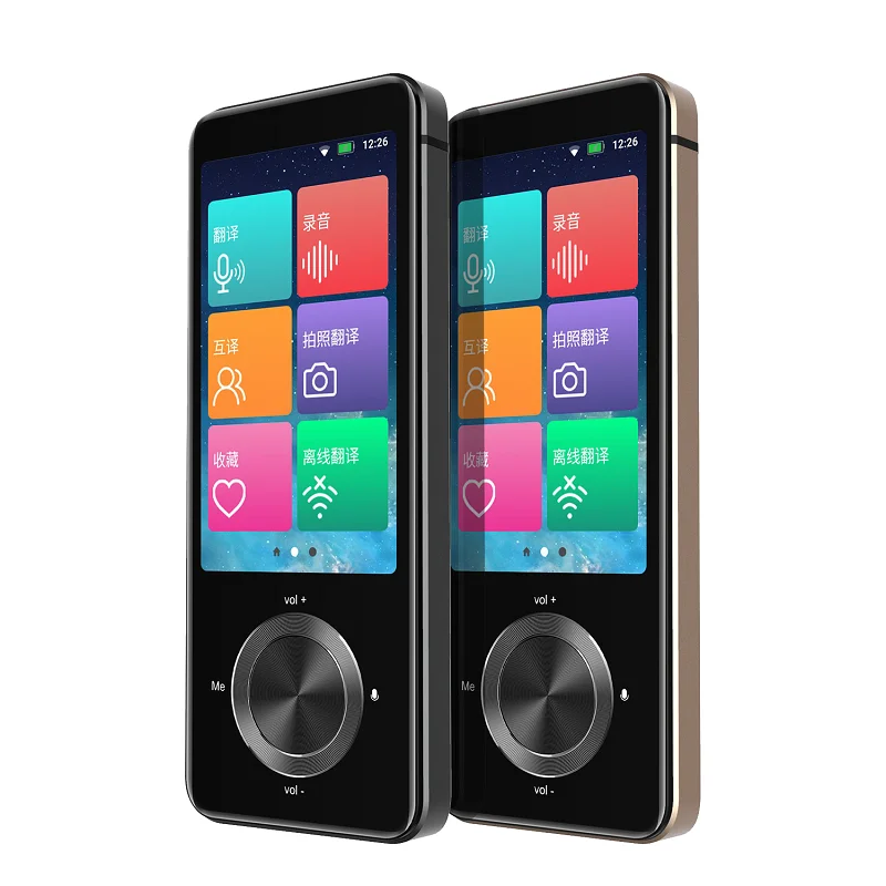 

2021 hot selling Portable Smart Multi-language Voice Translator Device Languages Two-way Real-time Interpretation