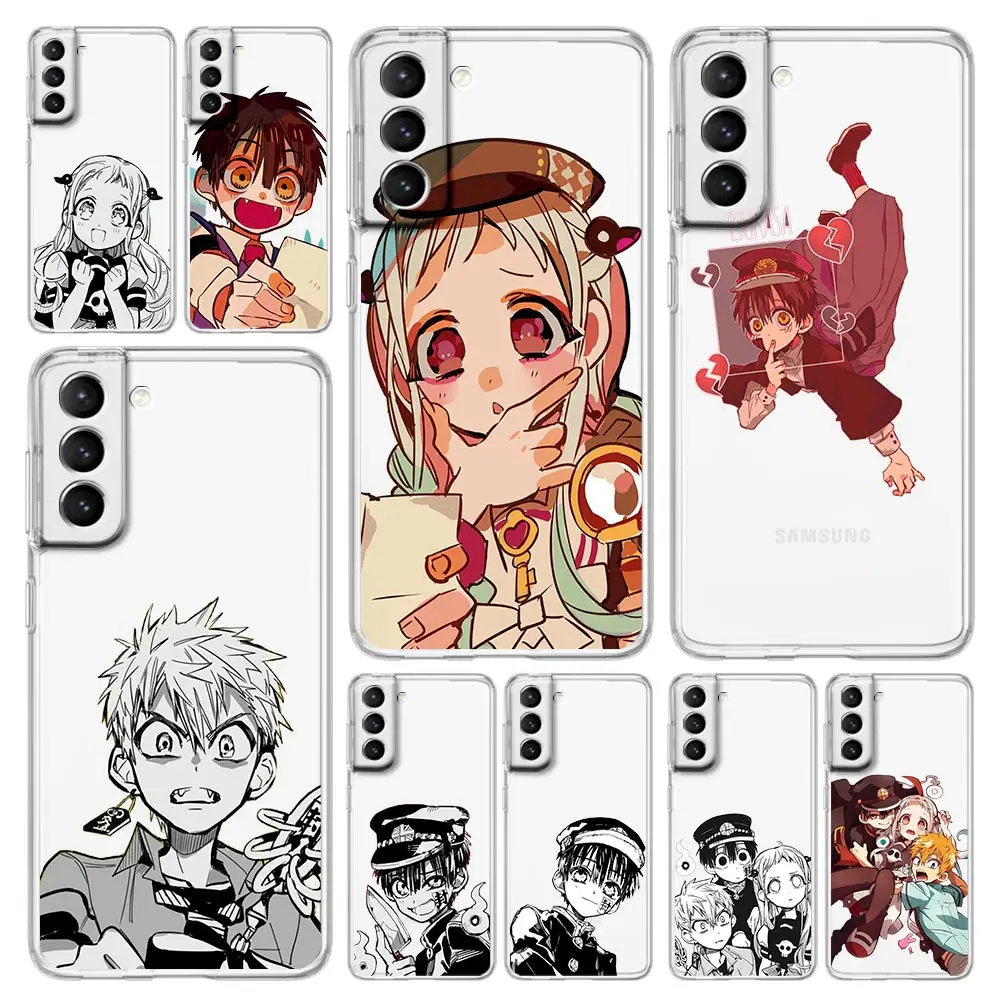 

Anime Toilet-Bound Hanako-kun Phone Case For Samsung Galaxy S22 S20 FE S21 Ultra 5G S10 S10E S9 S8 Plus Note 10 20 Clear Cover