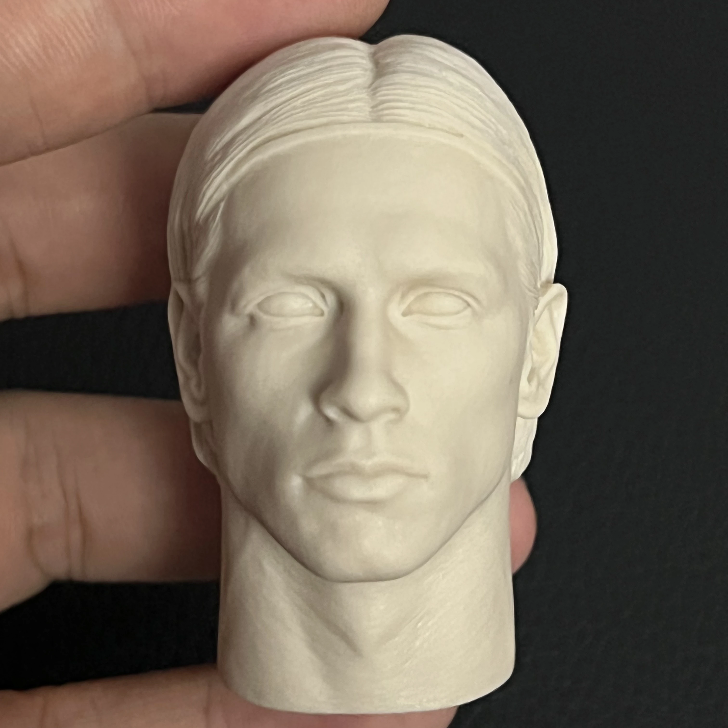 

Unpainted 1/6 Scale Soldier Torres Head Sculpt Model Accessories For 12" Action Figure Dolls Painting Exercise