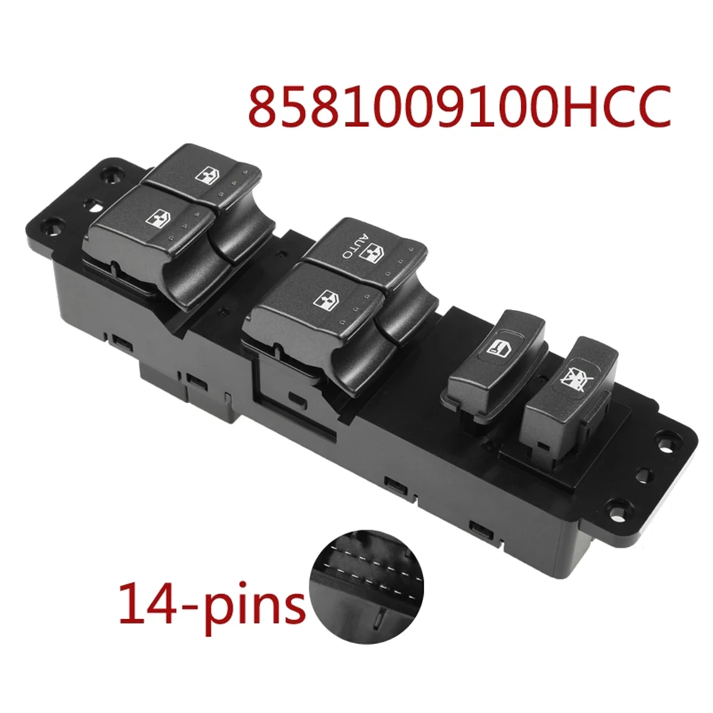 

Front Driver Side Electric Power Master Window Lift Control Switch 8581009100HCC for Ssangyong KYRON 2005-2007