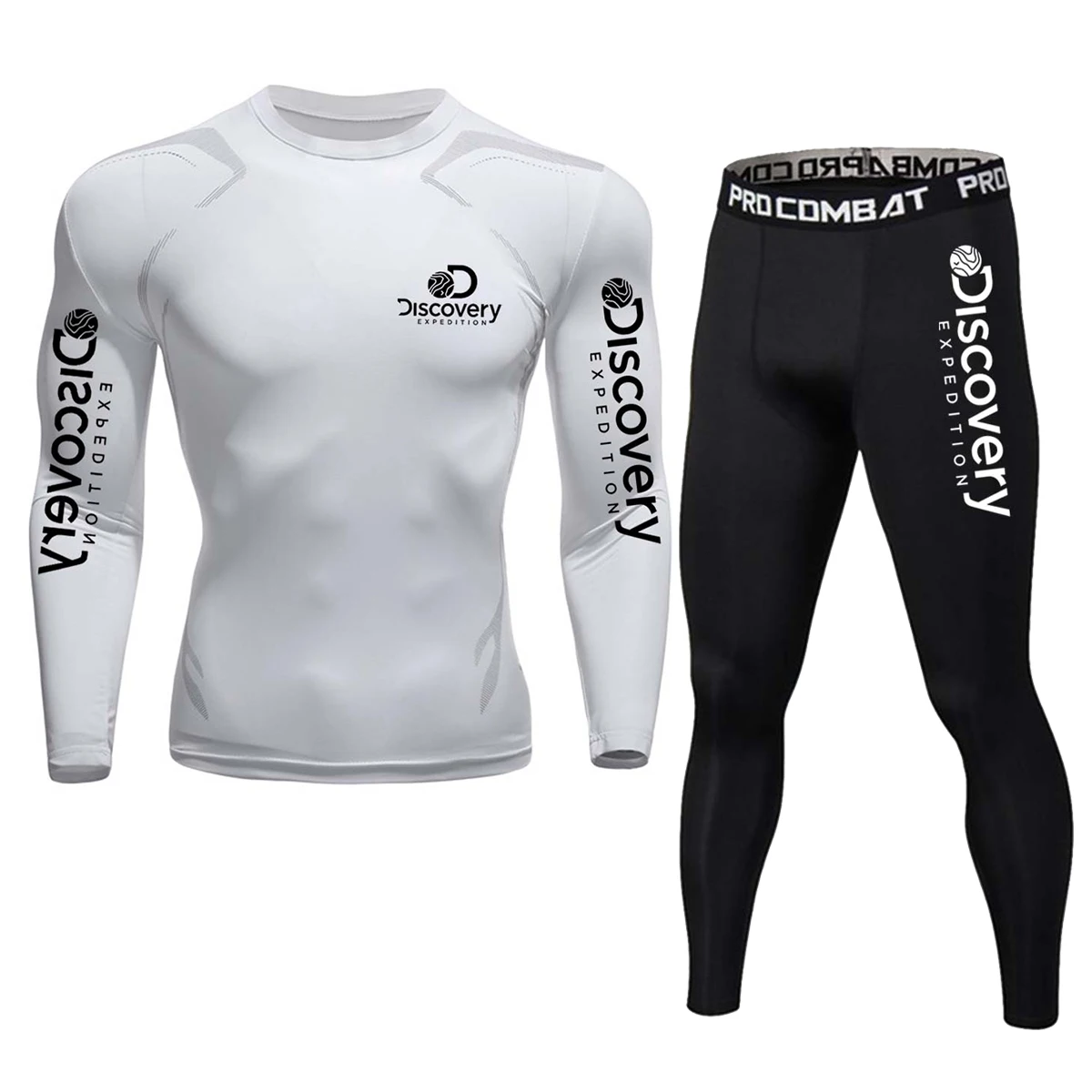 Men's Compression Sportswear Suits Gym Tights Training Clothes Workout Jogging Sports Set Running Rashguard Tracksuit For Men