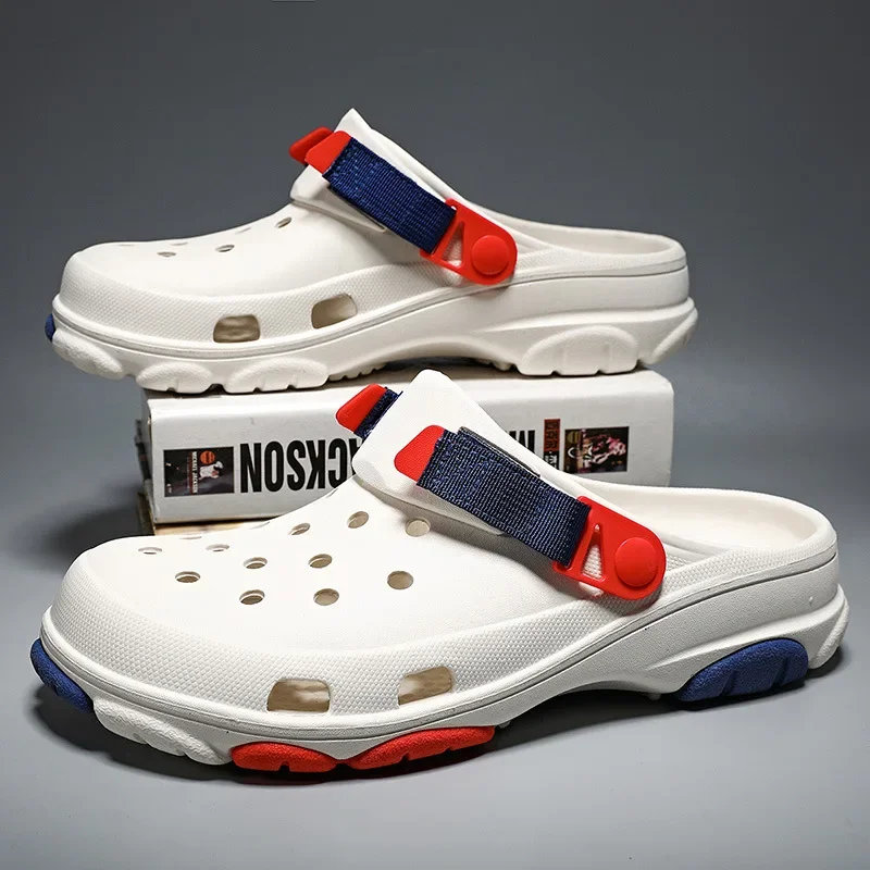 

Обувь с отверстиями для пар на мягкой подошве, увеличенная Нескользящая пляжная обувь, женская обувь для медсестры