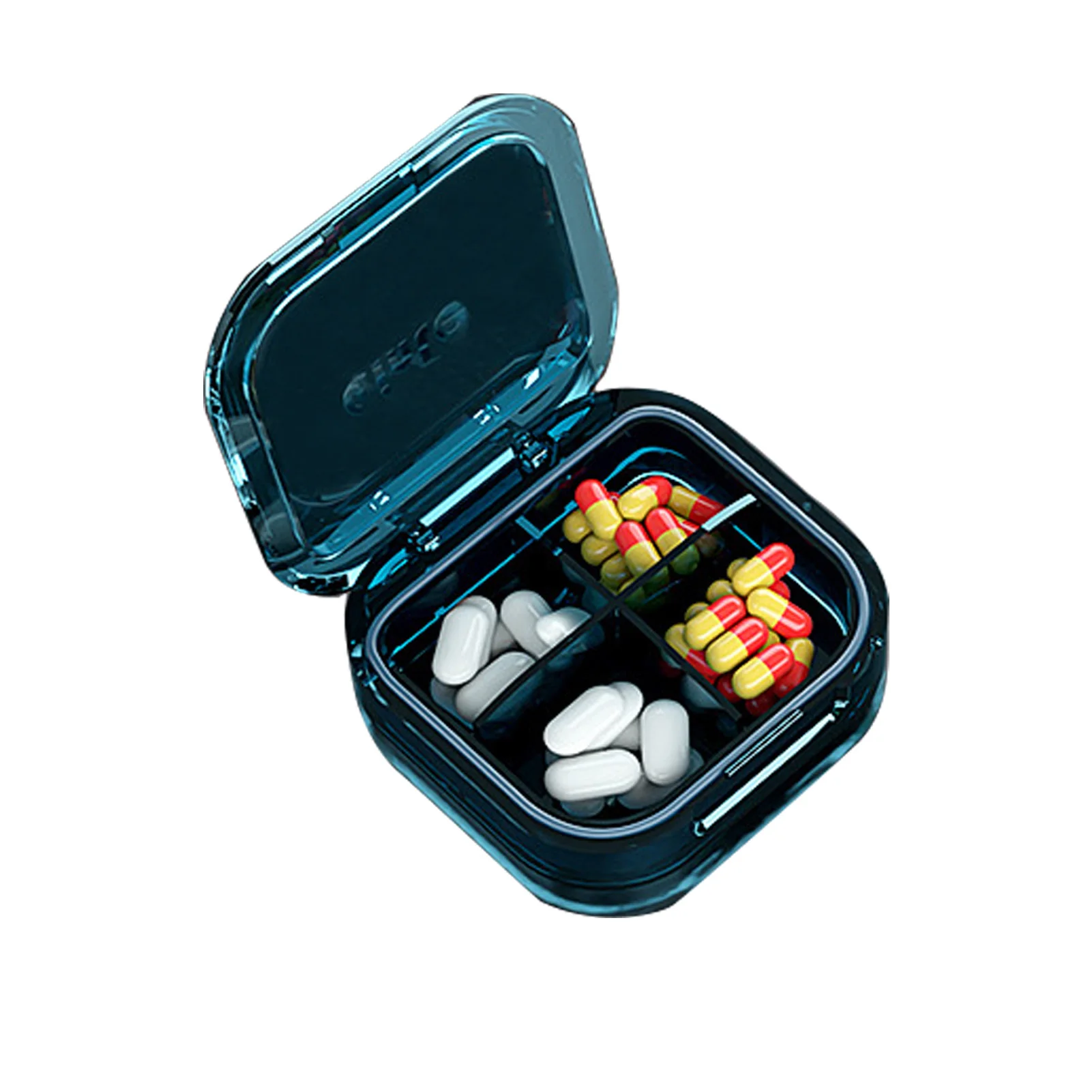 

Pill Organiser Portable Medicine Storage Dispenser Large Compartments Portable Medicine Box For Kids Pregnant Women