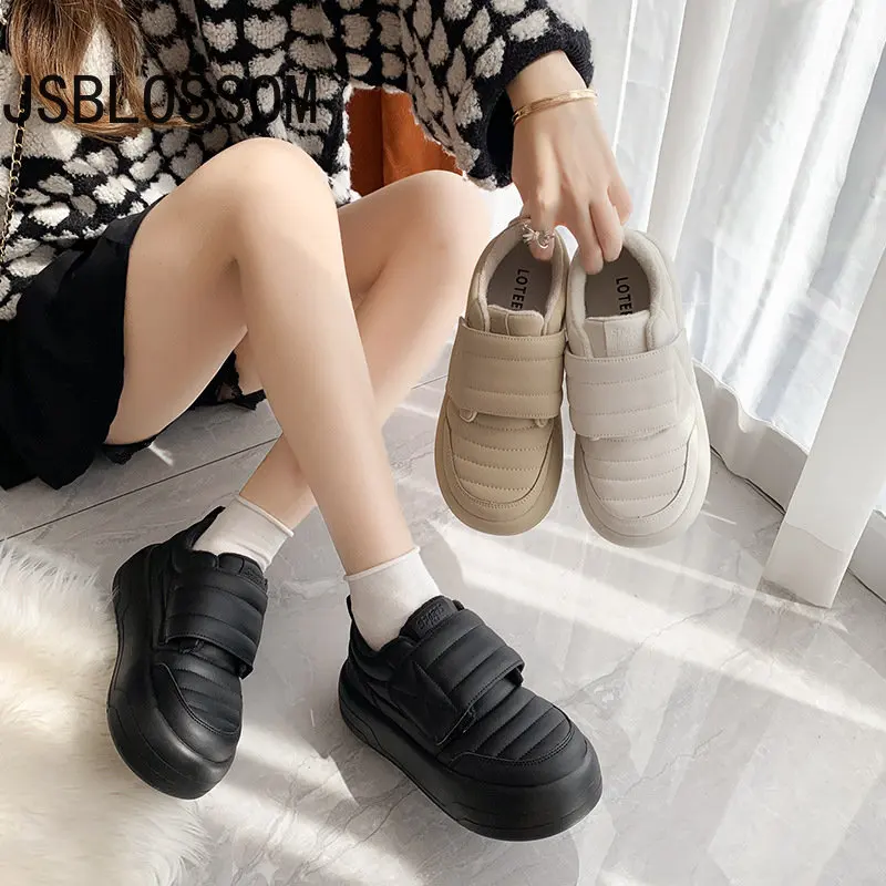 Winter New Leisure Sports Warm Women's Boots Flat Shoes Women's Shoes Chelsea Zapatillas 2023 woman shoes