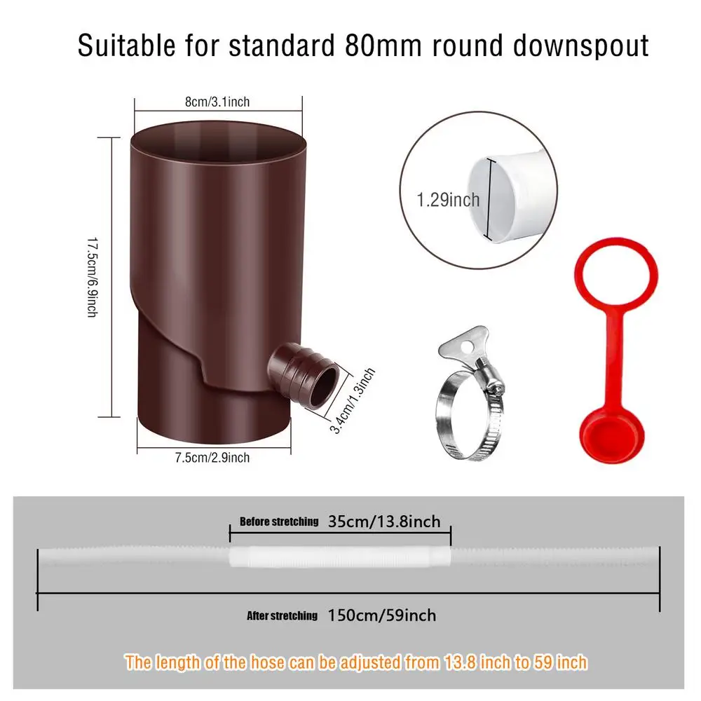 

Комплект для сбора дождевой воды waasoscon Connector