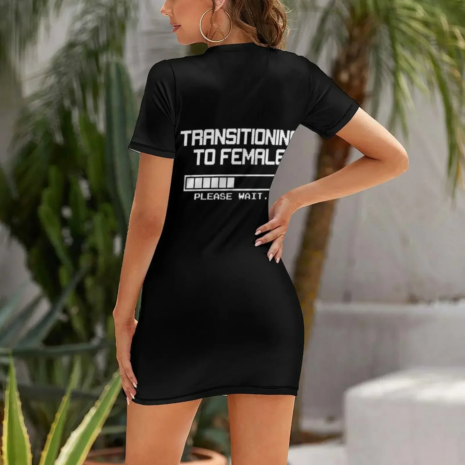 Фото Платье с короткими рукавами MTF для женщин, летние платья для женщин, женская одежда, одежда для женщин. №2
