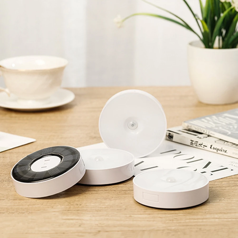 

LED Round Human Body Sensor Light Adjustable Wall Mounted Motion Sensor Lights Durable Induction Night Light for Home Decoration