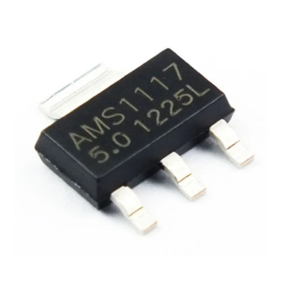 5 X AMS1117 SMD REGULADOR DE TENSI&Oacute;N 5V LOW DROPOUT VOLTAGE REGULATOR SOT-223-1