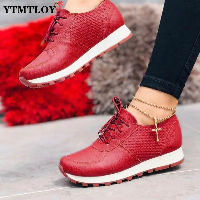 

Women Sneakers Fashion Mixed Color Platform Sport Shoes Casual Breathable Suede Leather Running Walking Lace Up Ladies Shoes