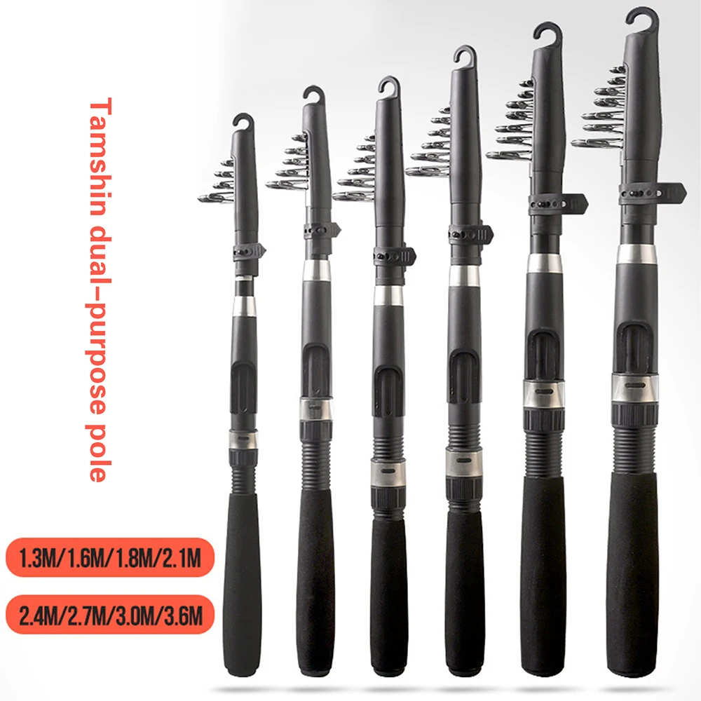 

Телескопическая удочка, удобная ручка из ЭВА, подходит для пресноводной рыбалки на окуня, лодке