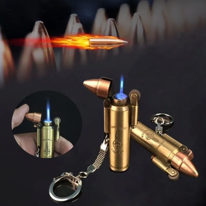 

Зажигалка надувная, креативный брелок с кулоном в виде пули, шлифовального круга, ветрозащитная