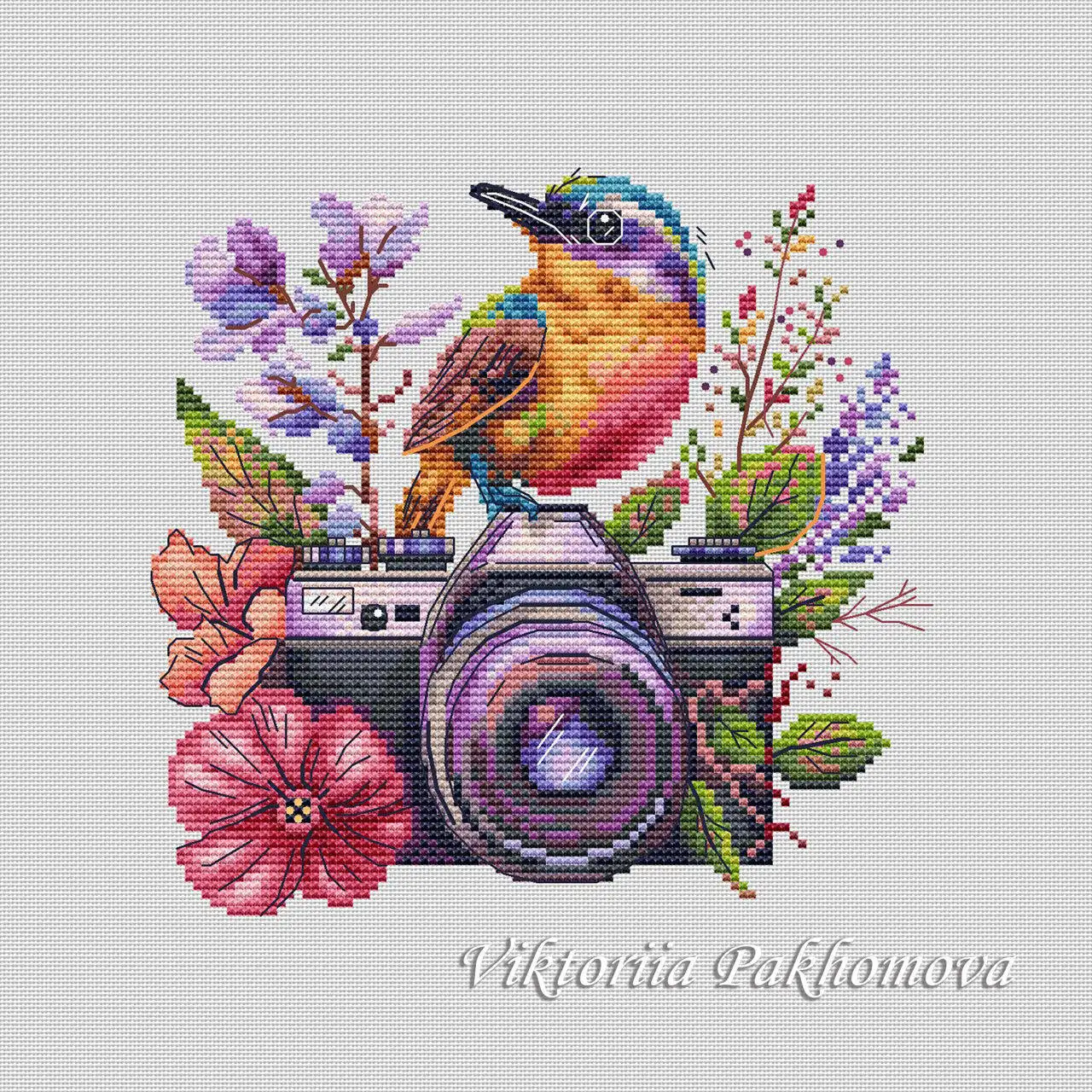 Ретро камера вышивка крестиком наборы для вышивки хлопчатобумажная холст