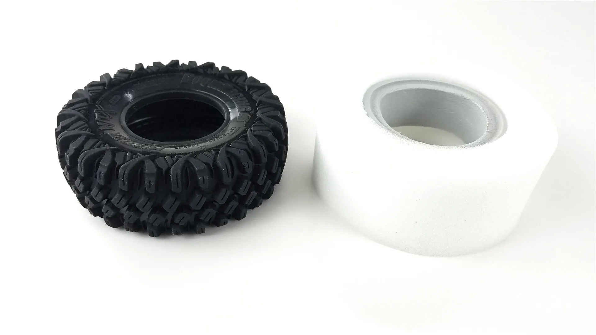 

D1RC BOOM RACING 1.9 super soft tire climbing car simulation tire rc car spare parts 90046 1 pair 2pcs