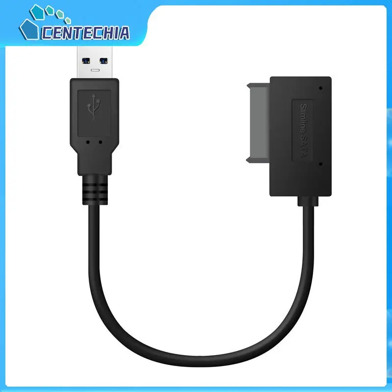 

USB адаптер для ПК 6P 7P CD DVD Rom SATA на USB 2,0 конвертер slim Sata 13 Pin кабель привода для ПК ноутбука