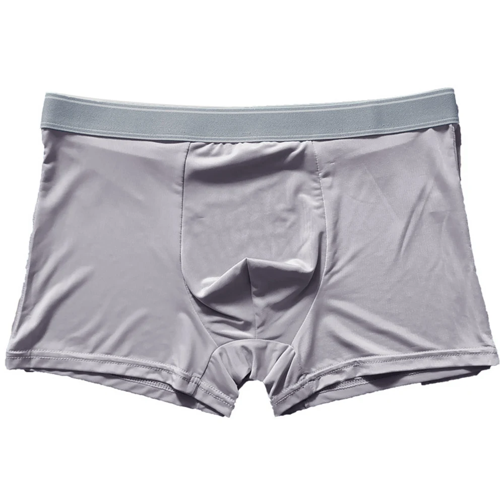 Underwear Men Bulge Pouch Breathable Boxers Comfort Sports Briefs Shorts Trunks Sexy Lingerie Hot Traceless Slip Homme