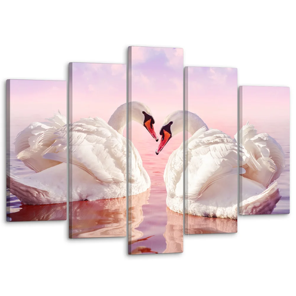 Модуль дом Модульная картина для интерьера / Картина на стену Романтика