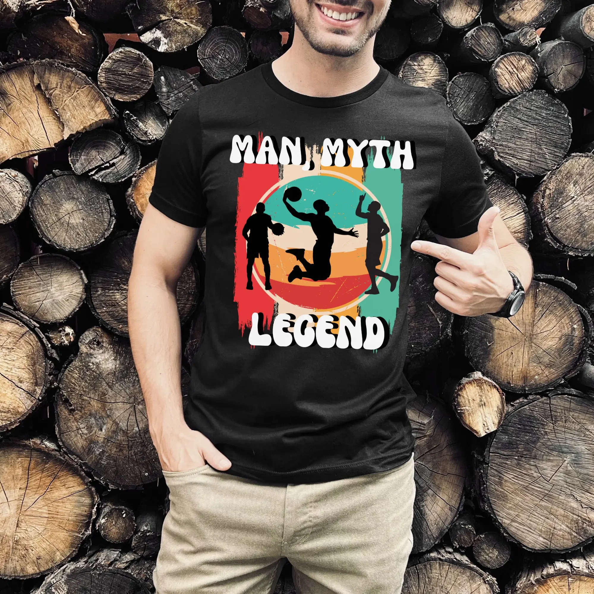 Футболка с забавным папой забавная мужская баскетбольная футболка в стиле ретро