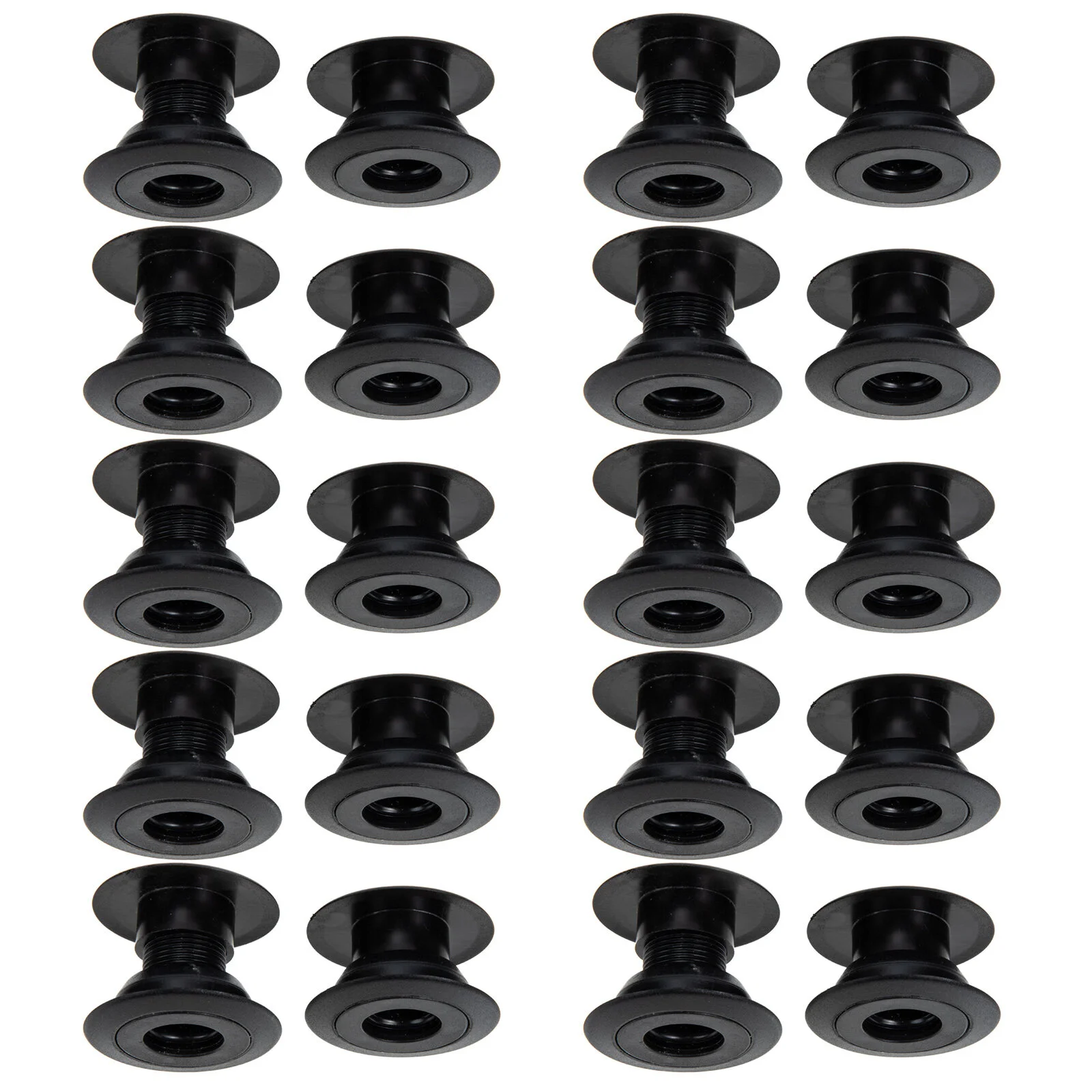 

10 Pairs Ball Machine Plastic Foosball Bushings Football Table Universal Rod Bearings Supplies Fun Games Accessories Tabletop