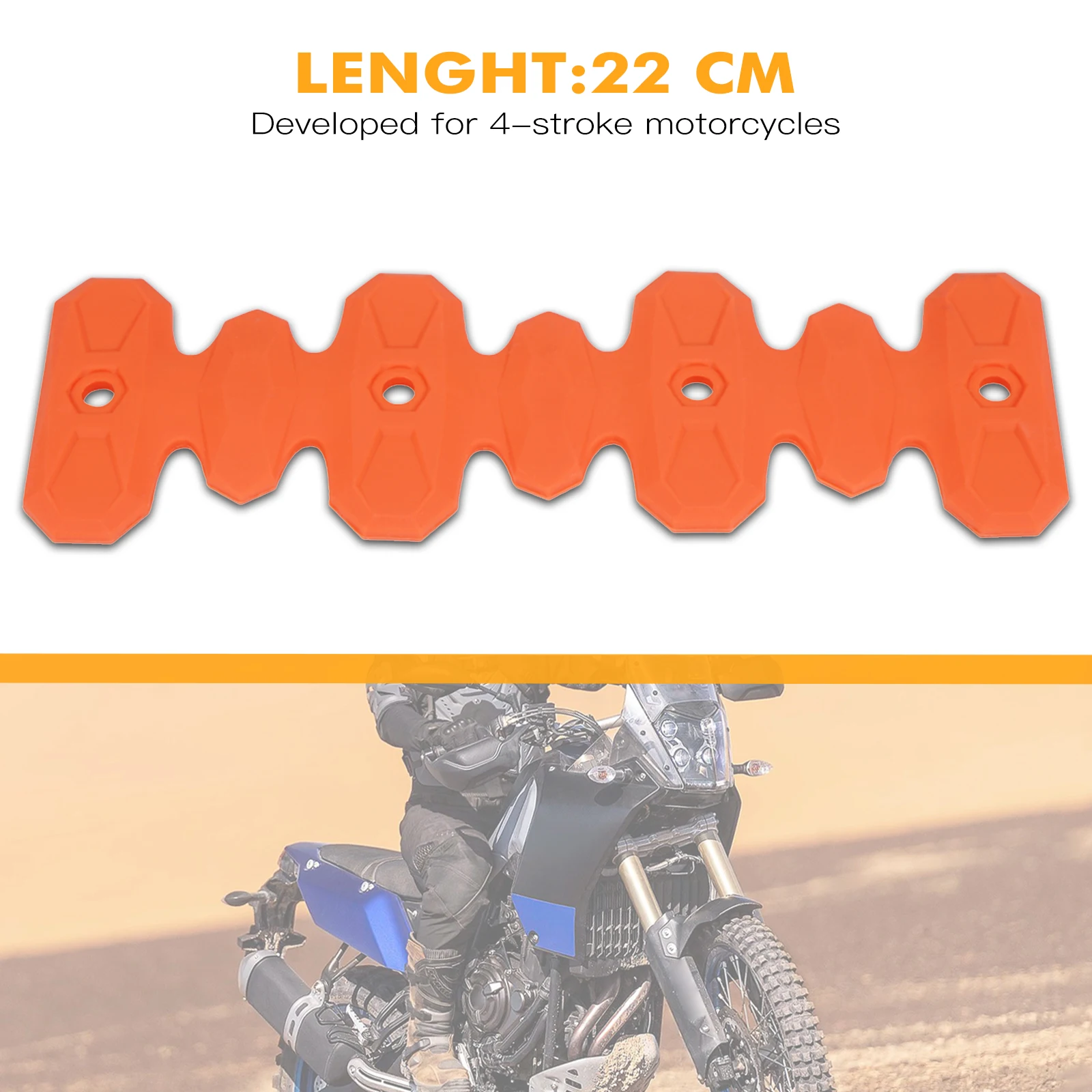 Фото Для KTM EXC 250F EXCF 450 SXF 450 SMR 450 220 мм 400 мм Глушитель выхлопной трубы Теплозащитный экран SXF EXCF SMR 250 350 450 500 №5